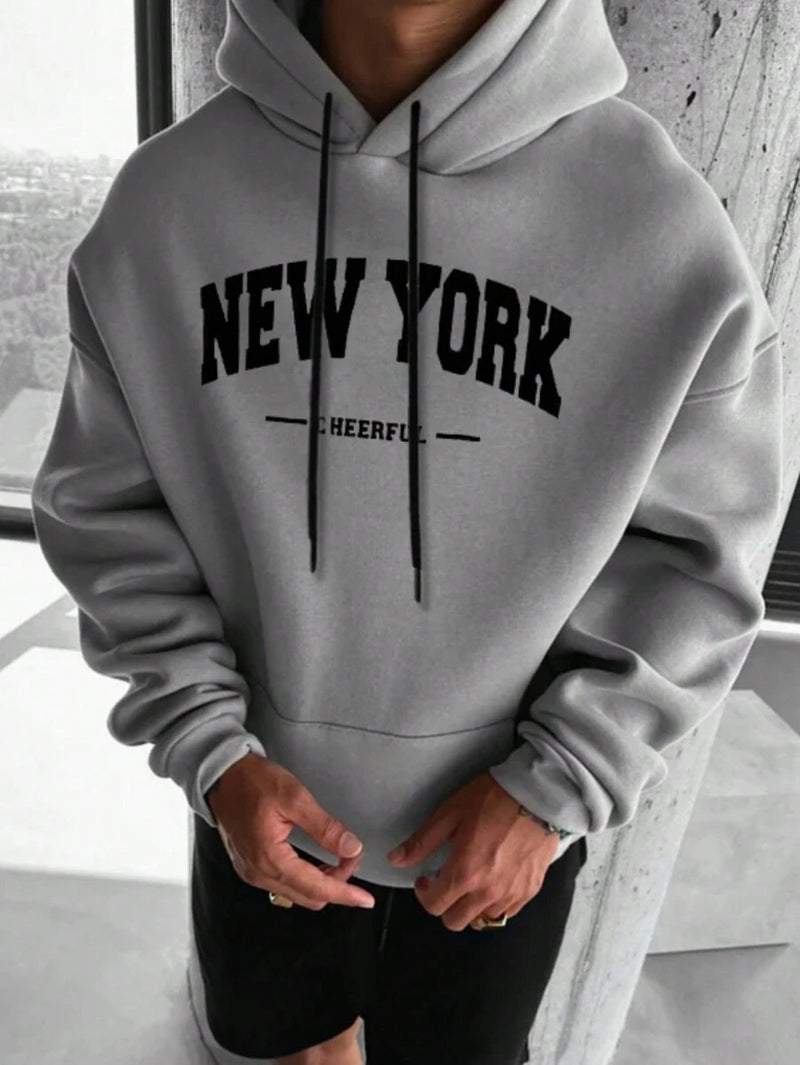 Buzo/hoodie NEW YORK GRIS-648909